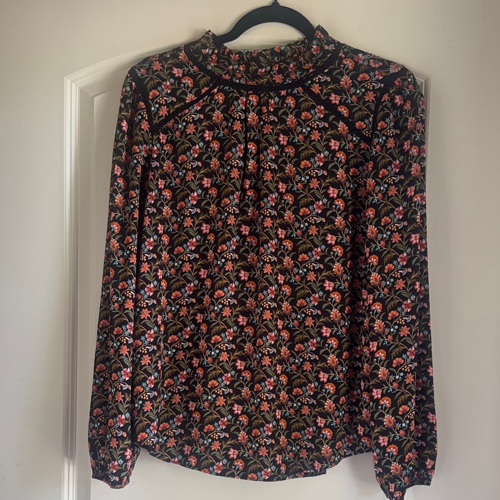 LOFT Multicolor Floral Blouse